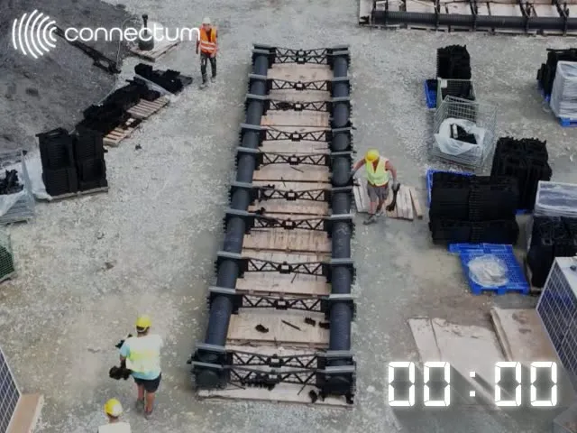 ClicFloats deployment of floating solar island