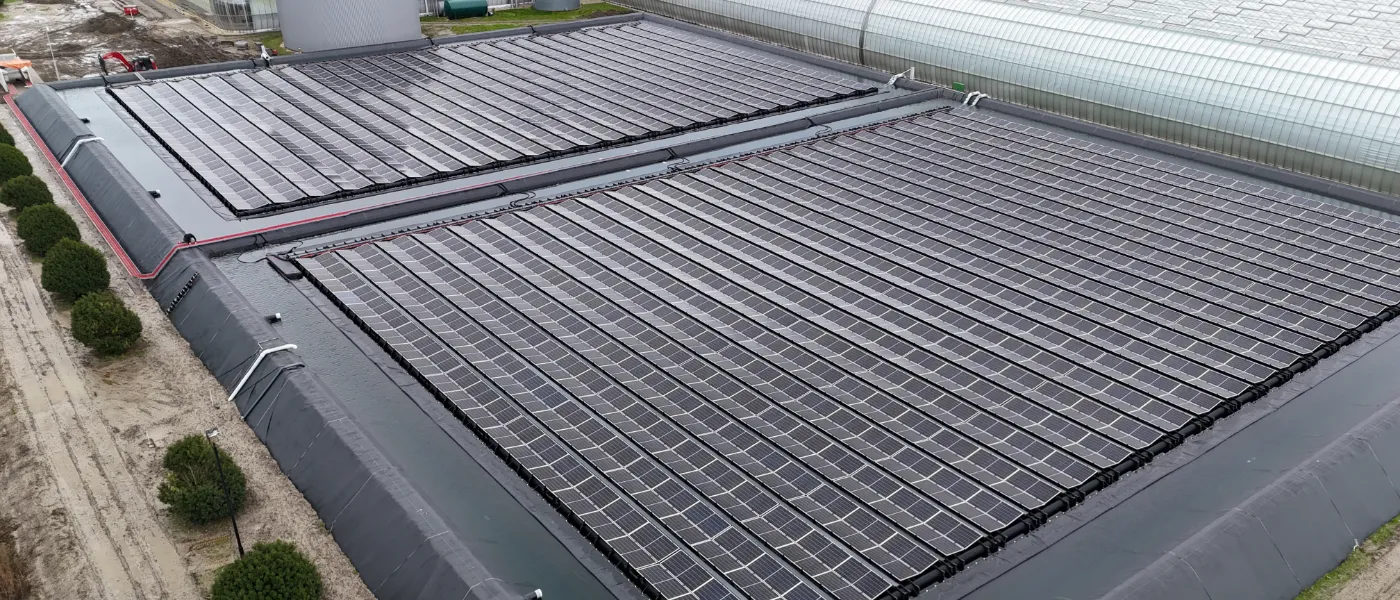 Kwekerij Het Kraaiennest Andijk floating solar project
